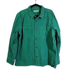 OUTERKNOWN Button Up XL Townes Organic Cotton Dual Chest Pockets Micro Corduroy